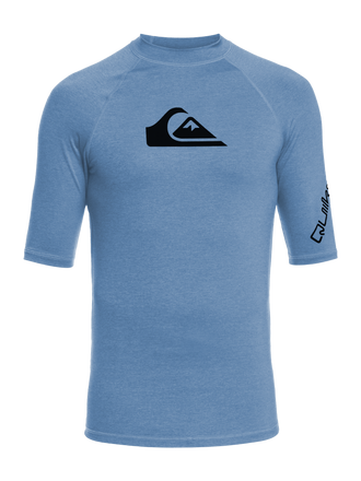 QUIKSILVER AllTimeSS ID UQYWR03152-BLC0 RASH GUARD SHORT SLEEVE (M)