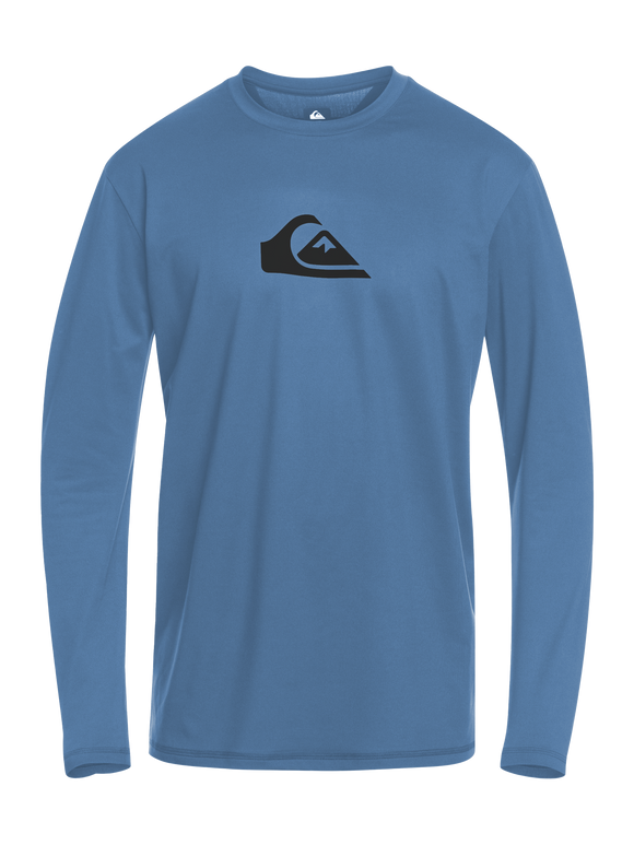 QUIKSILVER SolidStreak ID UQYWR03153-BLC0 RASH GUARD LONG SLEEVE (M)