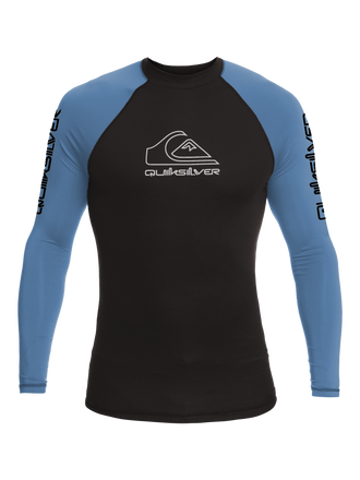 QUIKSILVER ONTOURLS UQYWR03168-BLC0 RASH GUARD LONG SLEEVE (M)
