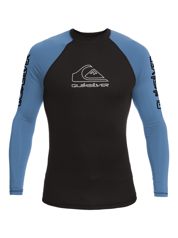 QUIKSILVER ONTOURLS UQYWR03168-BLC0 RASH GUARD LONG SLEEVE (M)