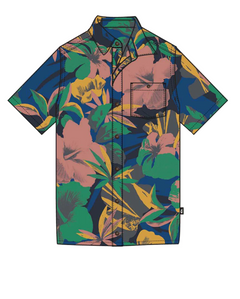 QUIKSILVER SAFE PARADISE UQYWT03110-KTP6 SHIRT SHORT SLEEVE (M)