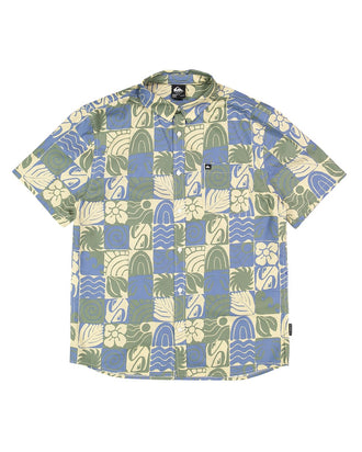 QUIKSILVER APERO CLASSIC UQYWT03127-GHG7 SHIRT SHORT SLEEVE (M)