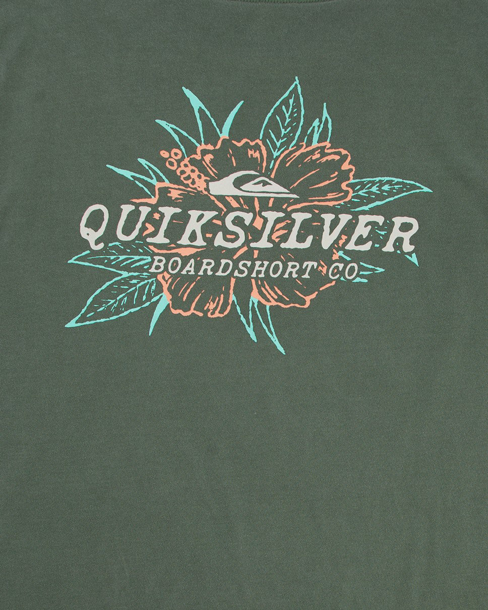 QUIKSILVER HIBISCUS SS ID  UQYZT05362-GLW0 T-SHIRT SHORT SLEEVE (M)