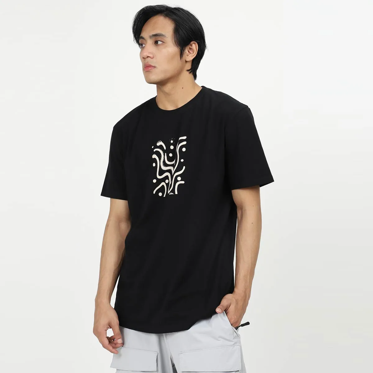 QUIKSILVER WHALESHARKSSID UQYZT05427-KVJ0 T-SHIRT SHORT SLEEVE (M)