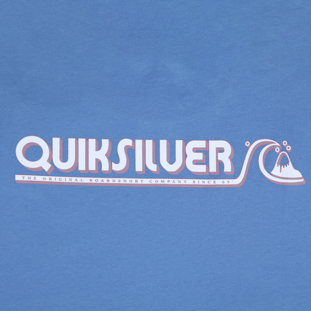 QUIKSILVER RETRO BUBBLE SS UQYZT05564-BLQ0 T-SHIRT SHORT SLEEVE (M)