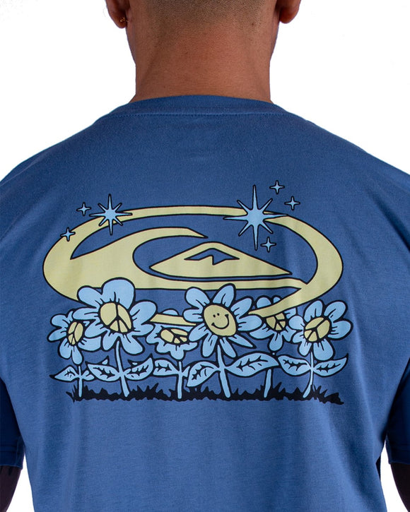 QUIKSILVER NATURE MAGIC SS UQYZT05609-BLQ0 T-SHIRT SHORT SLEEVE (M)