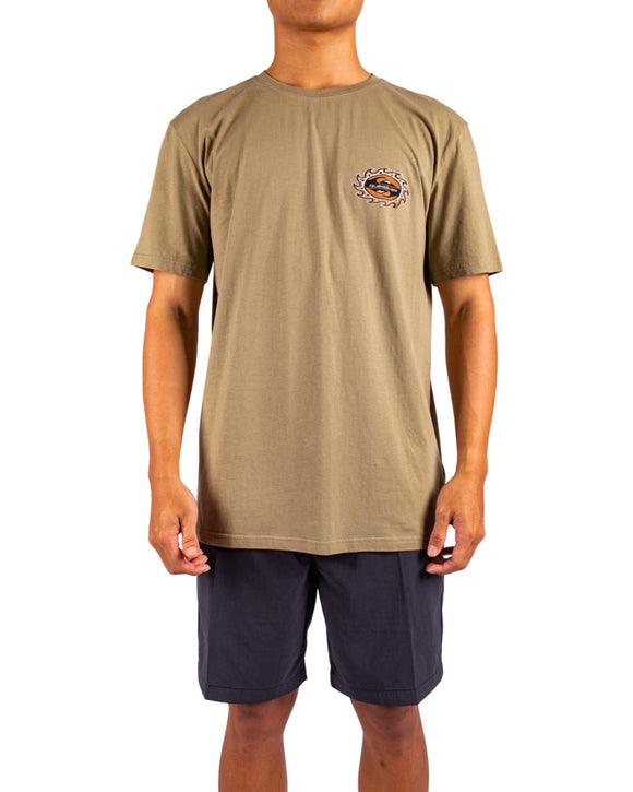 QUIKSILVER BURNING SUNSSID UQYZT05661-TMZ0 T-SHIRT SHORT SLEEVE (M)