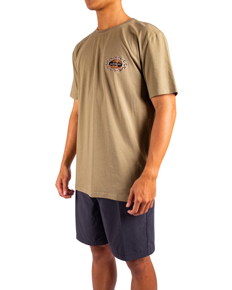 QUIKSILVER BURNING SUNSSID UQYZT05661-TMZ0 T-SHIRT SHORT SLEEVE (M)