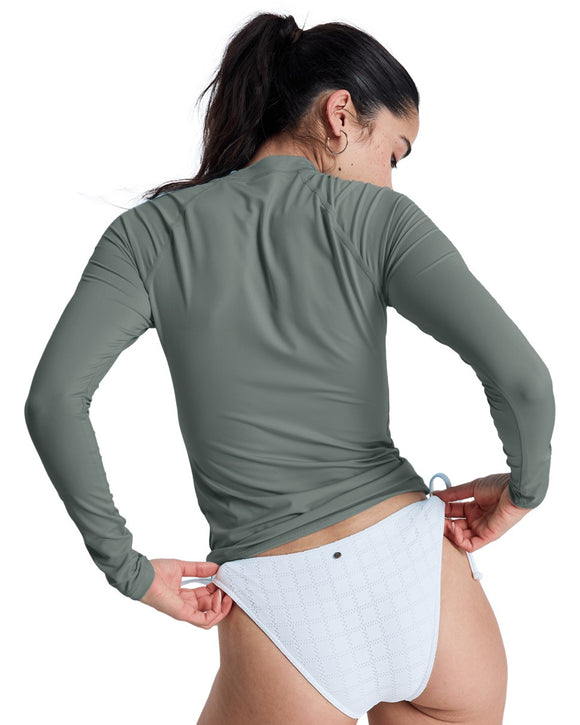 ROXY WHOLE HEARTED L URJWR03263-GZC0 RASH GUARD LONG SLEEVE (W)