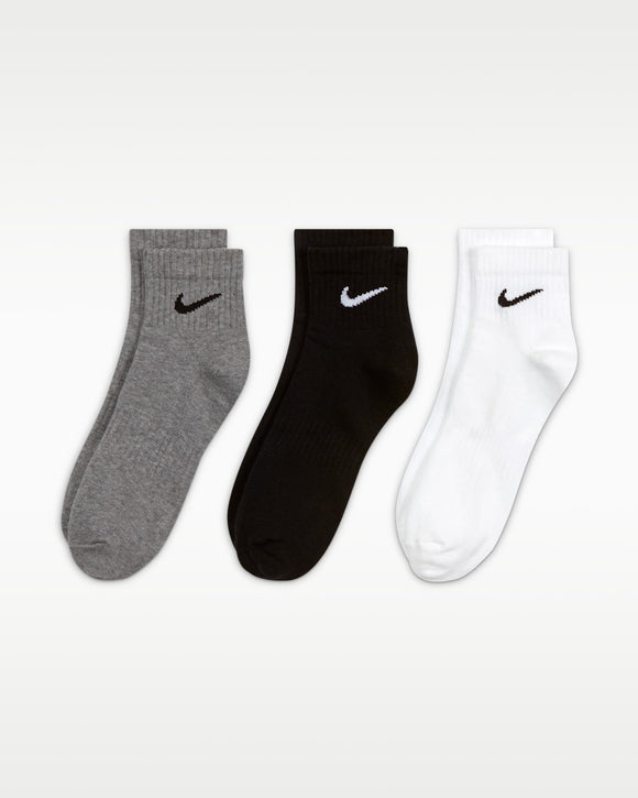NIKE U NK ED LTWT ANKLE 3P 132 SX7677-964 SOCKS ANKLE RUNNING (U)