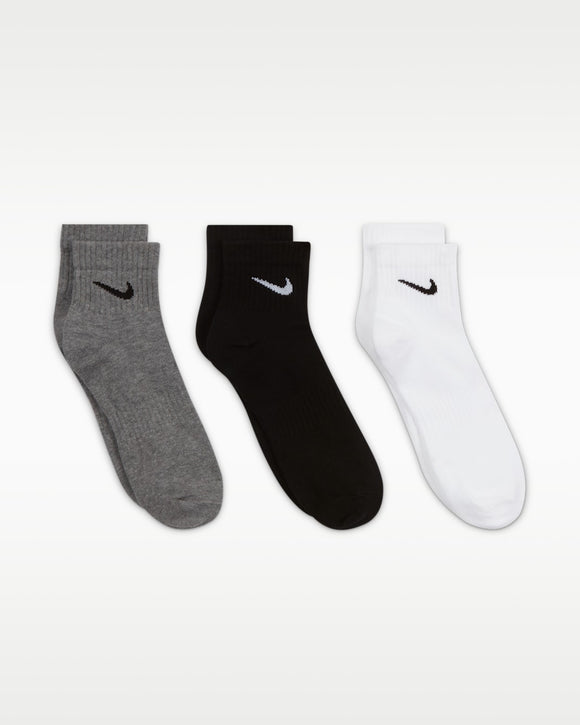 NIKE U NK ED LTWT ANKLE 3P 132 SX7677-964 SOCKS ANKLE RUNNING (U)