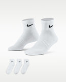 NIKE EVERYDAY CUSHIONED SX7667-100 SOCKS ANKLE TRAINING (M)-1