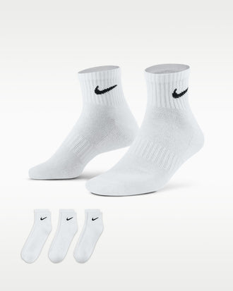 NIKE EVERYDAY CUSHIONED SX7667-100 SOCKS ANKLE TRAINING (M)