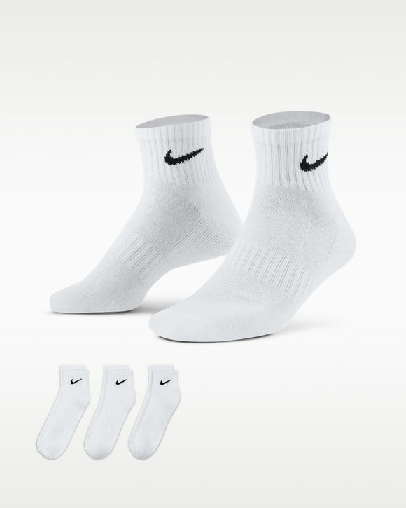 NIKE EVERYDAY CUSHIONED SX7667-100 SOCKS ANKLE TRAINING (M)