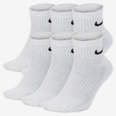 NIKE U NK EVERYDAY CSH ANKL 6PR 132 SX7669-100 SOCKS ANKLE TRAINING (M)-1