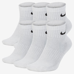 NIKE U NK EVERYDAY CSH ANKL 6PR 132 SX7669-100 SOCKS ANKLE TRAINING (M)