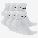 NIKE U NK EVERYDAY CSH ANKL 6PR 132 SX7669-100 SOCKS ANKLE TRAINING (M)-2