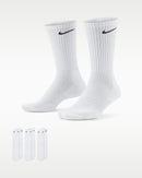 NIKE EVERYDAY CUSHIONED SX7664-100 SOCKS CREW TRAINING (M)-1