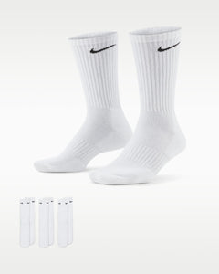 NIKE EVERYDAY CUSHIONED SX7664-100 SOCKS CREW TRAINING (M)