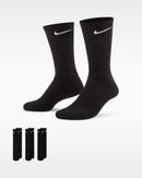 NIKE EVERYDAY CUSHIONED SX7664-010 SOCKS CREW TRAINING (M)-1