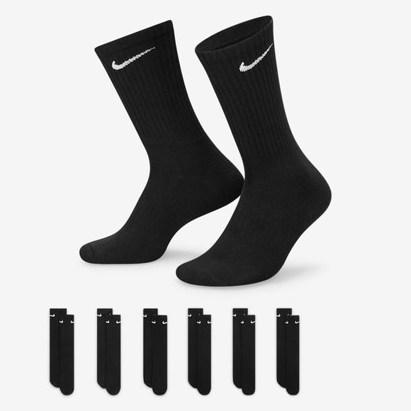 NIKE Nike Everyday Cushioned SX7666-010 SOCKS CREW TRAINING (M)