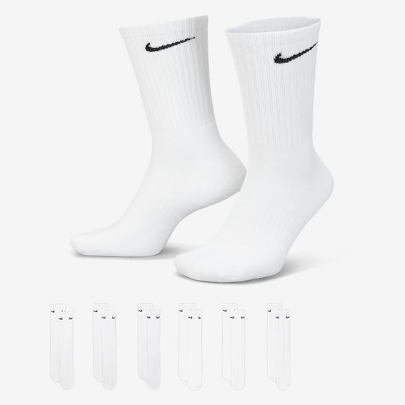 NIKE Nike Everyday Cushioned SX7666-100 SOCKS CREW TRAINING (M)