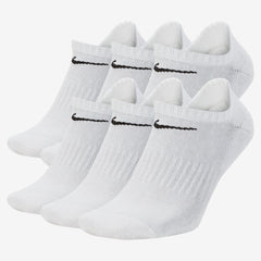 NIKE U NK EVERYDAY CUSH NS 6PR 132 SX7675-100 SOCKS ANKLE TRAINING (M)