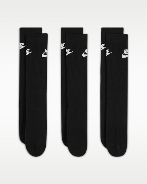NIKE U NK NSW EVERYDAY ESSENTIAL CR DX5025-010 SOCKS CREW CASUAL (U)