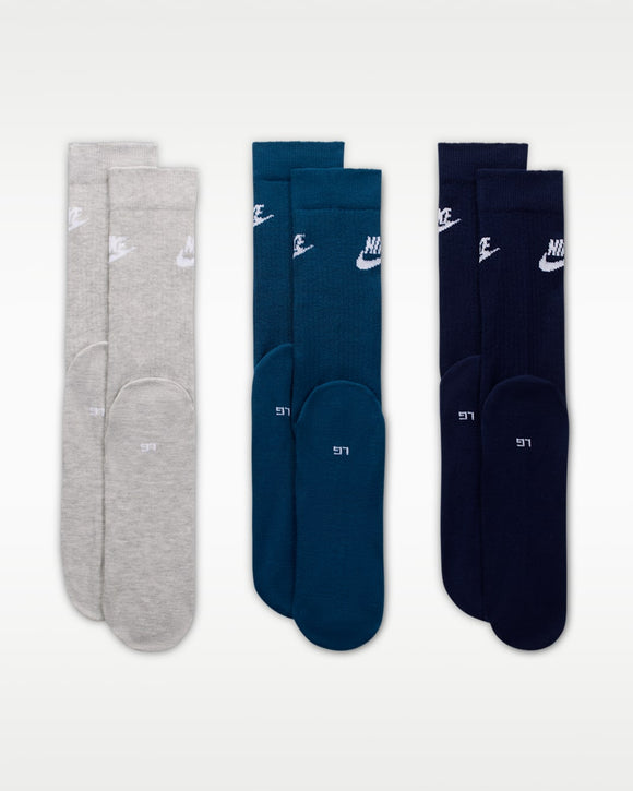 NIKE U NK NSW EVERYDAY ESSENTIAL CR DX5025-912 SOCKS CREW CASUAL (U)