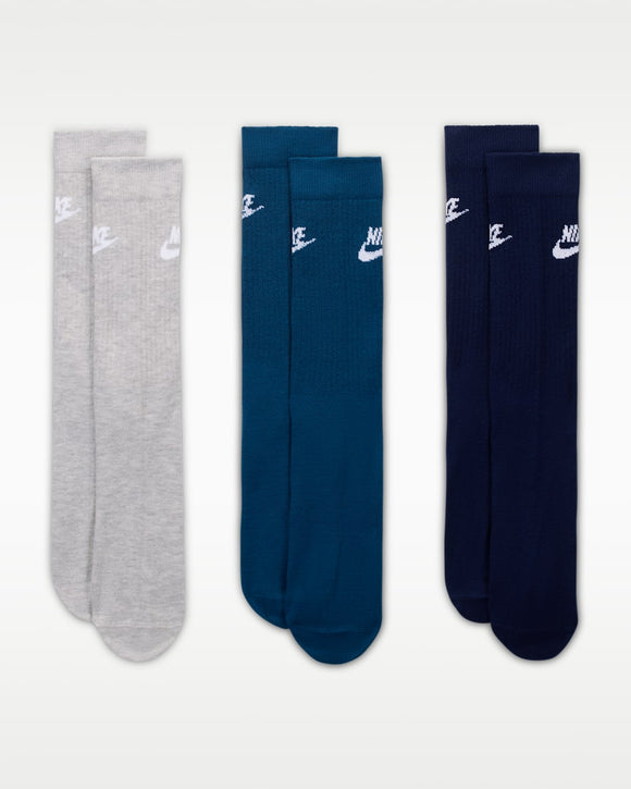 NIKE U NK NSW EVERYDAY ESSENTIAL CR DX5025-912 SOCKS CREW CASUAL (U)
