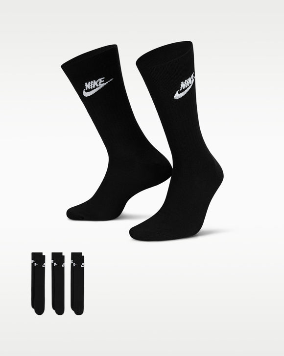 NIKE U NK NSW EVERYDAY ESSENTIAL CR DX5025-010 SOCKS CREW CASUAL (U)