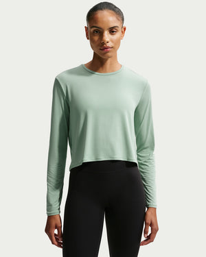 NIKE W NK ZENVY DF LS TOP FTHRWGHT IF2347-006 TOP LONG SLEEVE TRAINING (W)