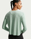 NIKE W NK ZENVY DF LS TOP FTHRWGHT IF2347-006 TOP LONG SLEEVE TRAINING (W)-2