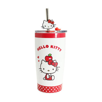 MINISO HELLO KITTY APPLE COLLECTION STAINLESS STEEL BOTTLE 530ML 2022185110105 STEEL CUP/COFFEE CUP