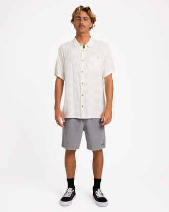 BILLABONG SUNDAYS JACQUARD SS ABYWT00235-OFW SHIRT SHORT SLEEVE (M)