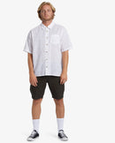 BILLABONG SCRIPT PRINT  WVTP WHT ABYWT00284-WHT SHIRT SHORT SLEEVE (M)-2