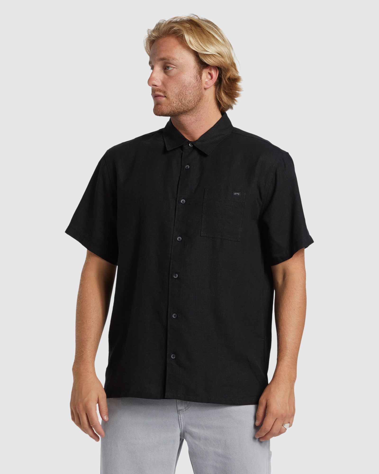 BILLABONG RICARDO SS ABYWT00285-BLK SHIRT SHORT SLEEVE (M)