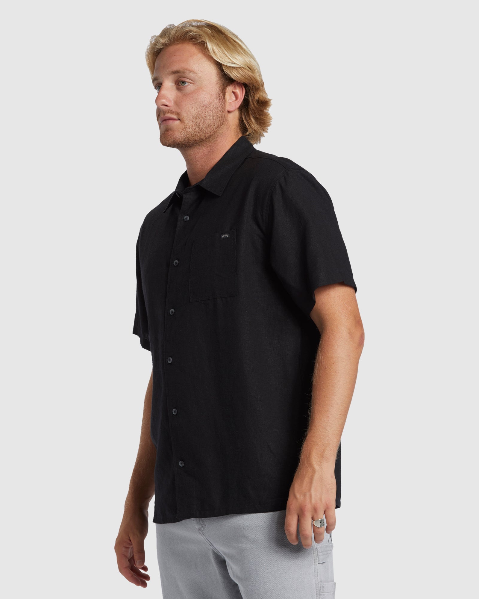 BILLABONG RICARDO SS ABYWT00285-BLK SHIRT SHORT SLEEVE (M)
