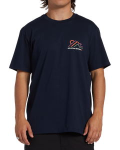 BILLABONG RANGE SS ABYZT02299-NVY T-SHIRT SHORT SLEEVE (M)