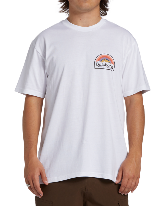 BILLABONG SUN UP SS ABYZT02301-WHT T-SHIRT SHORT SLEEVE (M)