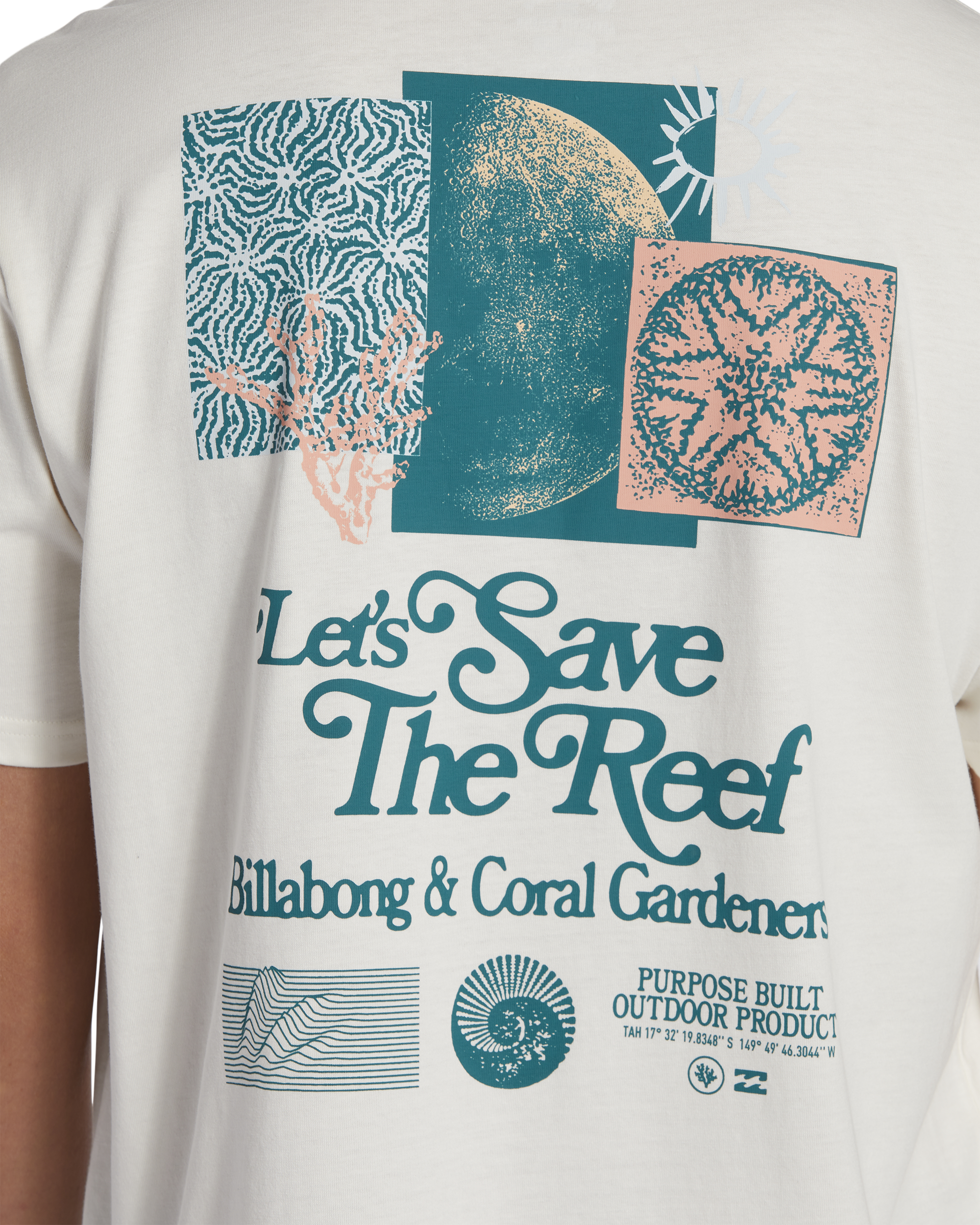 BILLABONG CG LETS SAVE THE REEF SS ABYZT02335-OFW T-SHIRT SHORT SLEEVE (M)