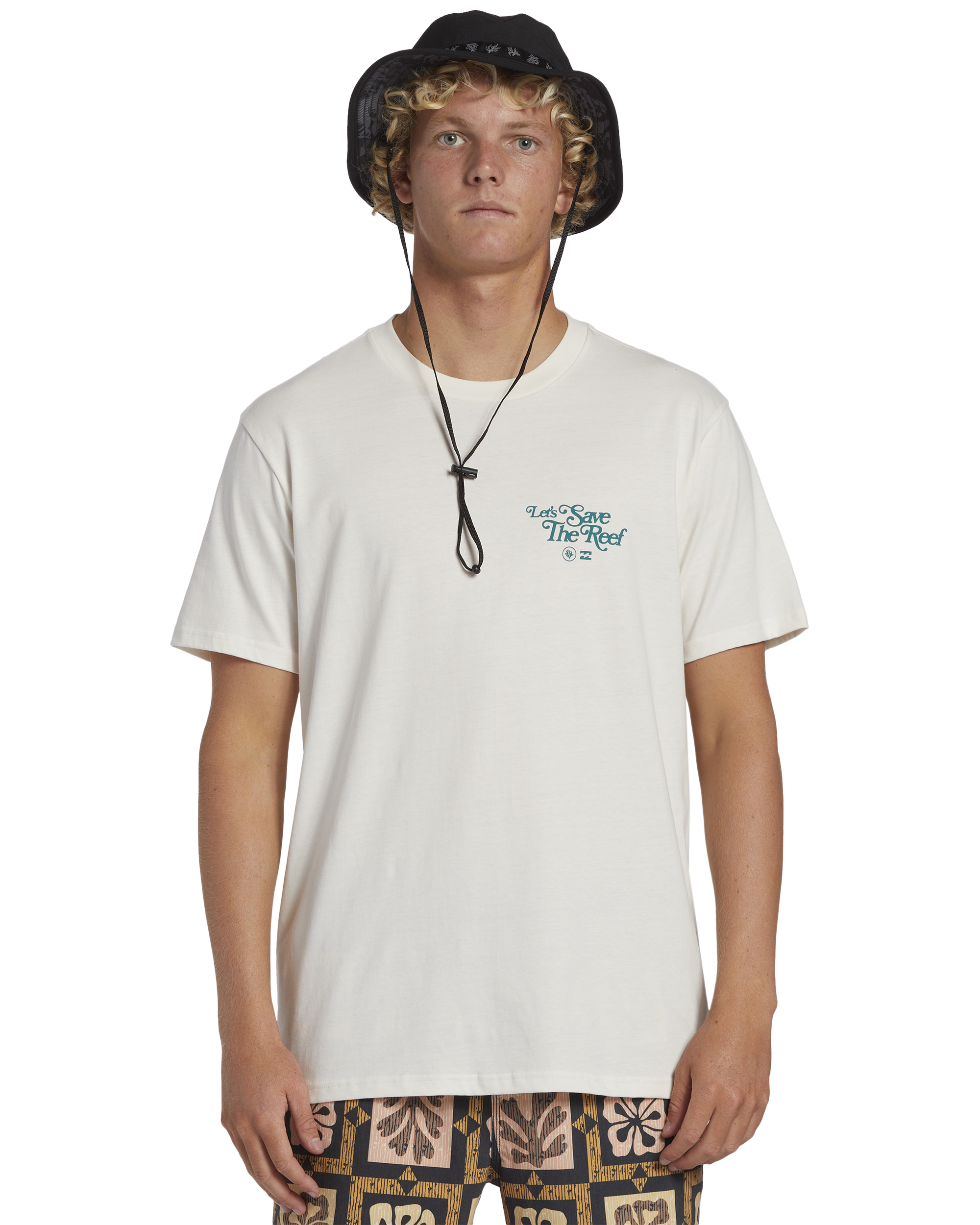 BILLABONG CG LETS SAVE THE REEF SS ABYZT02335-OFW T-SHIRT SHORT SLEEVE (M)