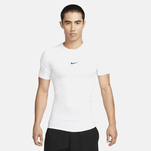 NIKE AS M NP DF TIGHT TOP SS FB7933-100 COMPRESSION TOP SHORT SLEEVE (M)