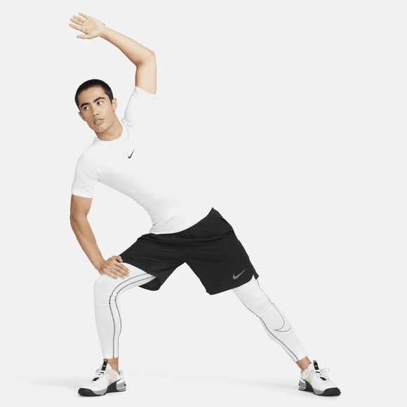 NIKE AS M NP DF TIGHT TOP SS FB7933-100 COMPRESSION TOP SHORT SLEEVE (M)