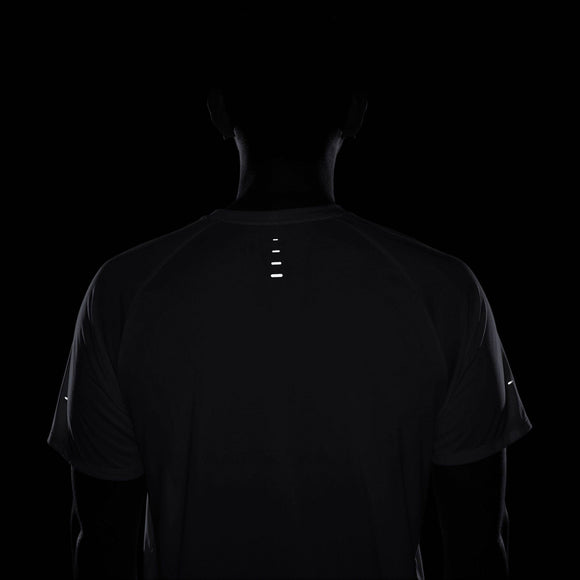 NIKE AS M NK DFADV STRIDE SS TOP HV5204-100 T-SHIRT SHORT SLEEVE RUNNING (M)