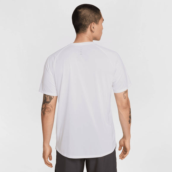 NIKE AS M NK DFADV STRIDE SS TOP HV5204-100 T-SHIRT SHORT SLEEVE RUNNING (M)