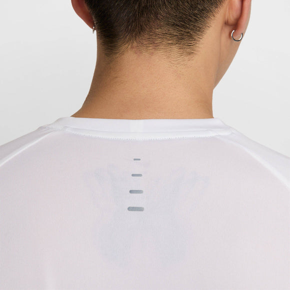 NIKE AS M NK DFADV STRIDE SS TOP HV5204-100 T-SHIRT SHORT SLEEVE RUNNING (M)