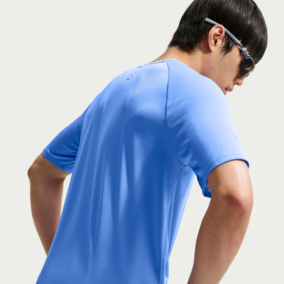 NIKE AS M NK DFADV STRIDE SS TOP HV5204-494 T-SHIRT SHORT SLEEVE RUNNING (M)