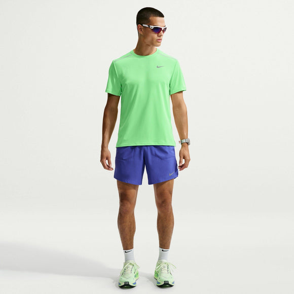 NIKE AS M NK DF UV MILER SS IF2083-336 T-SHIRT SHORT SLEEVE RUNNING (M)