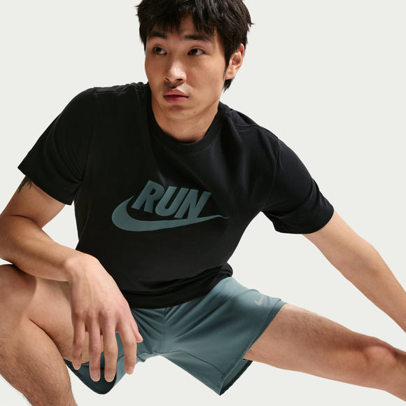 NIKE AS M NK DF TEE RUN SWOOSH IH4239-014 T-SHIRT SHORT SLEEVE (M)
